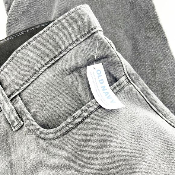 Old Navy NEW W TAGS Gray Straight Leg Denim Jeans 38 - Picture 5 of 6